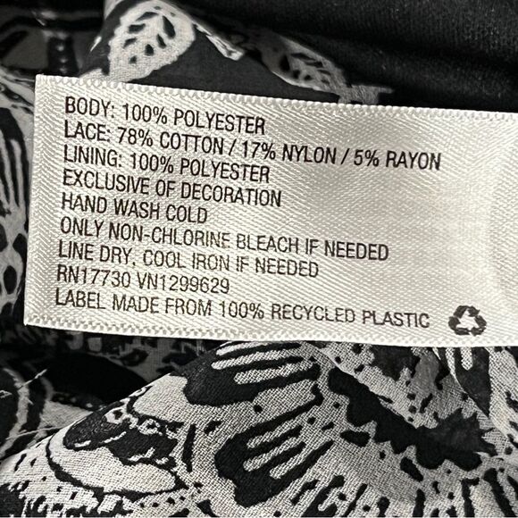 Xhilaration sleeveless a-line mini dress with lace details size‎ large - Picture 11 of 13